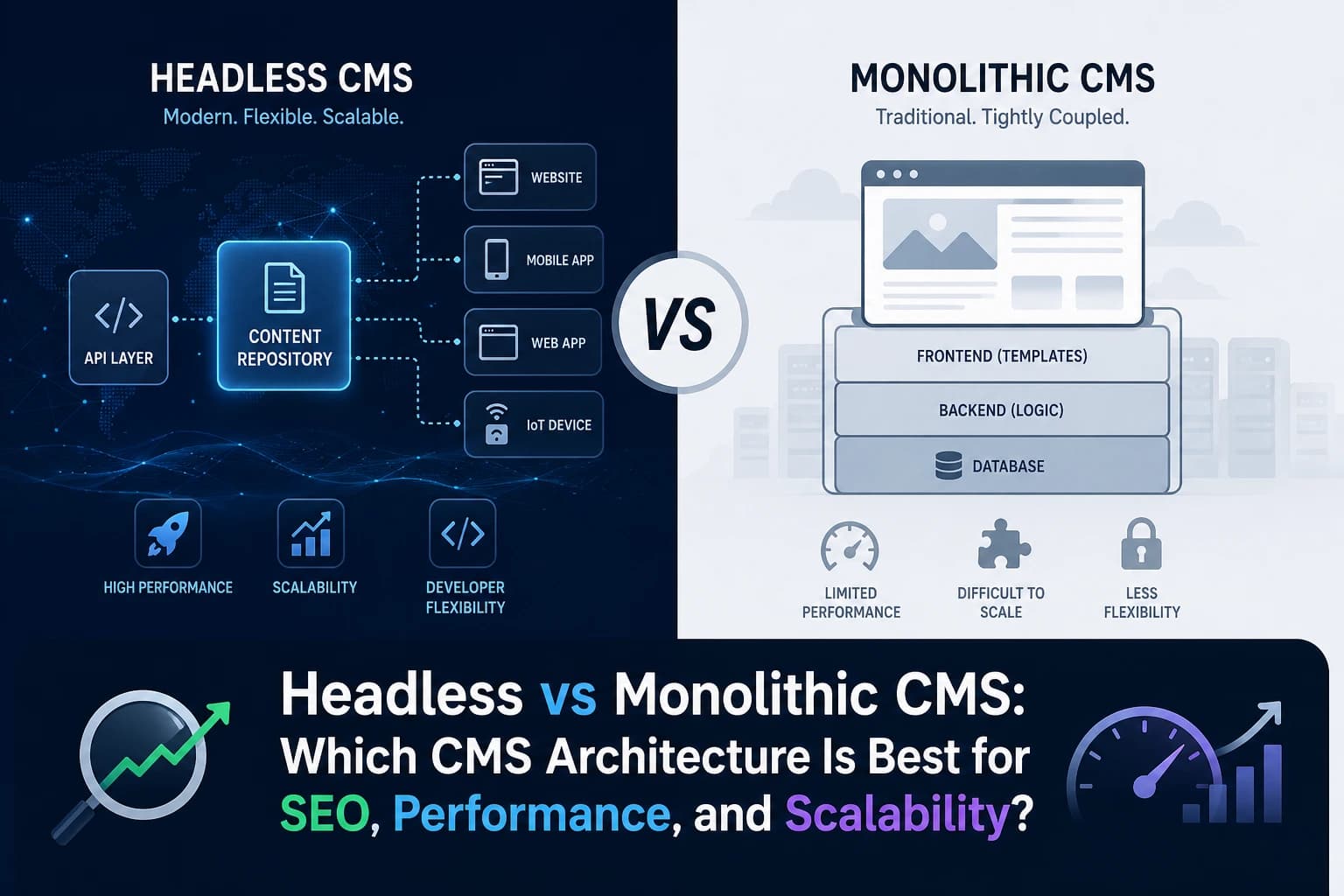 Headless vs Monolithic CMS: Which CMS Architecture Is Best 