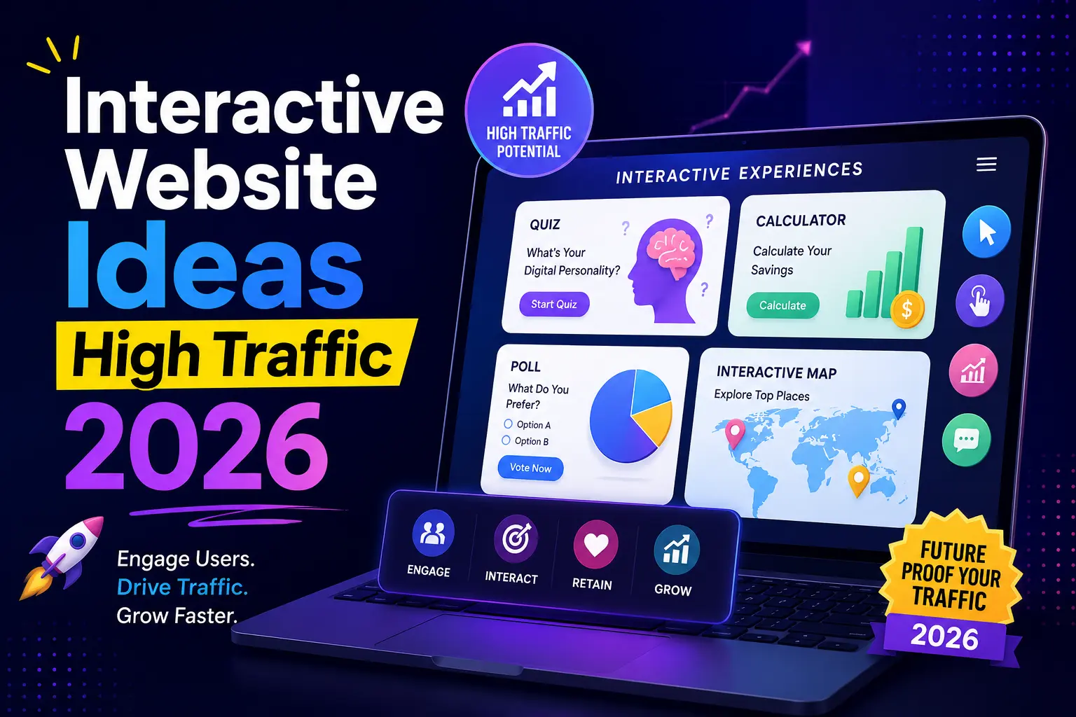 Interactive Website Ideas High Traffic 2026: 17 Smart Ideas That Actually Get Visitors 