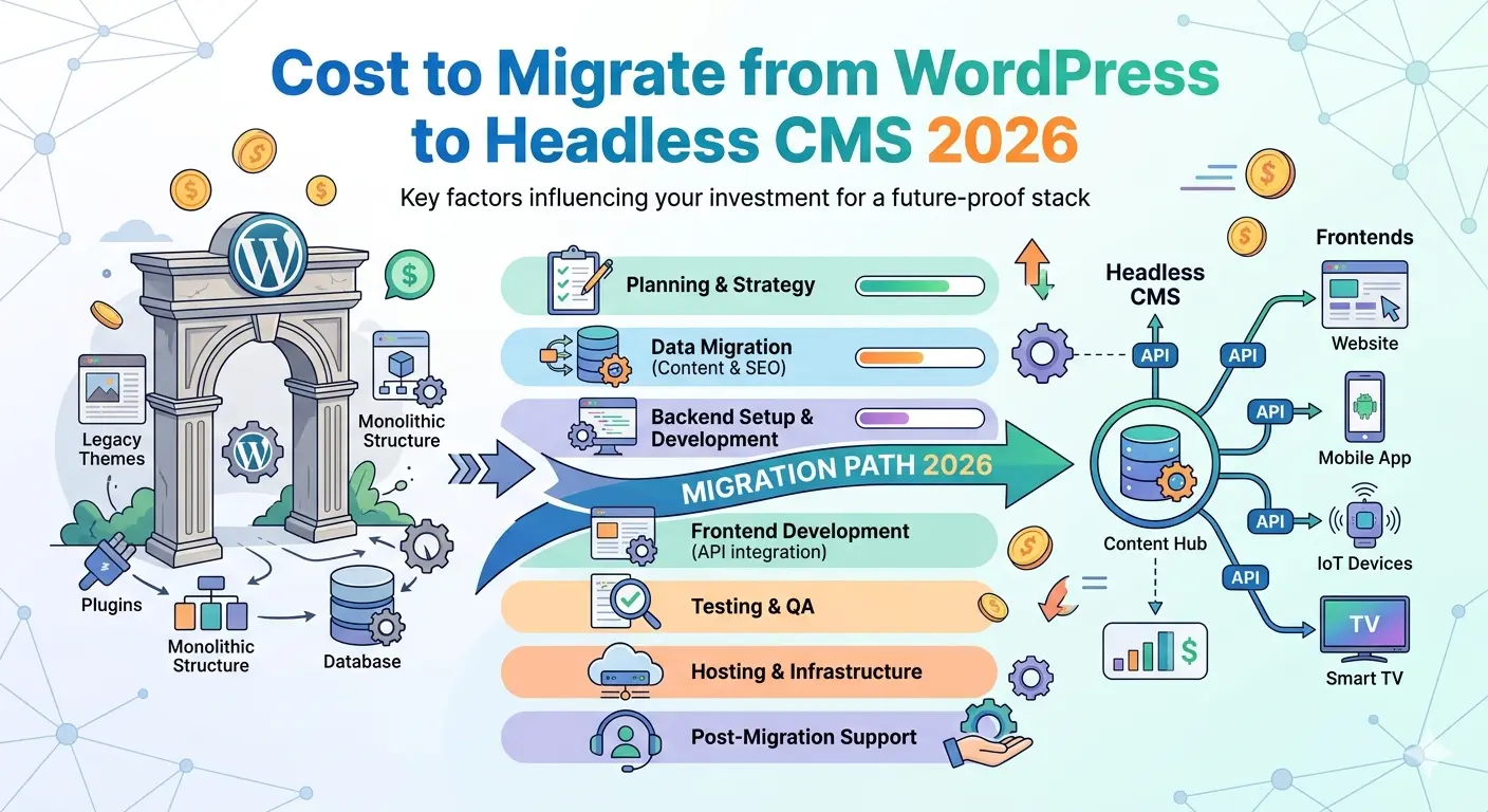 Cost to Migrate from WordPress to Headless CMS 2026