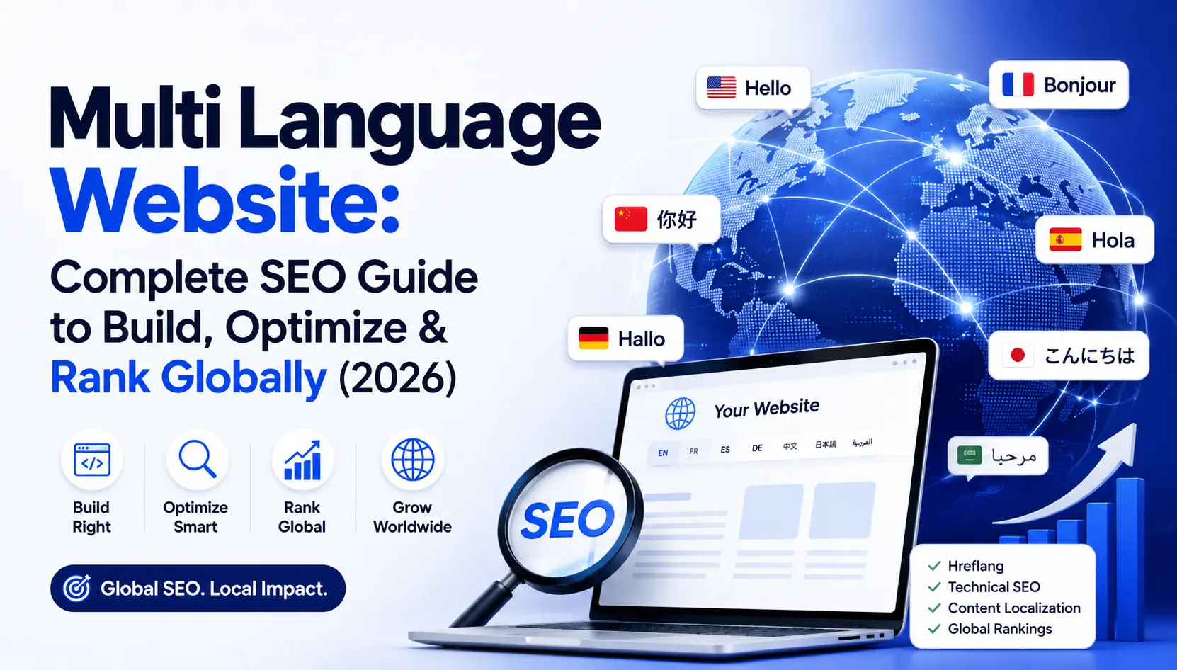 Multi Language Website: Complete SEO Guide to Build, Optimize &amp; Rank Globally (2026) 